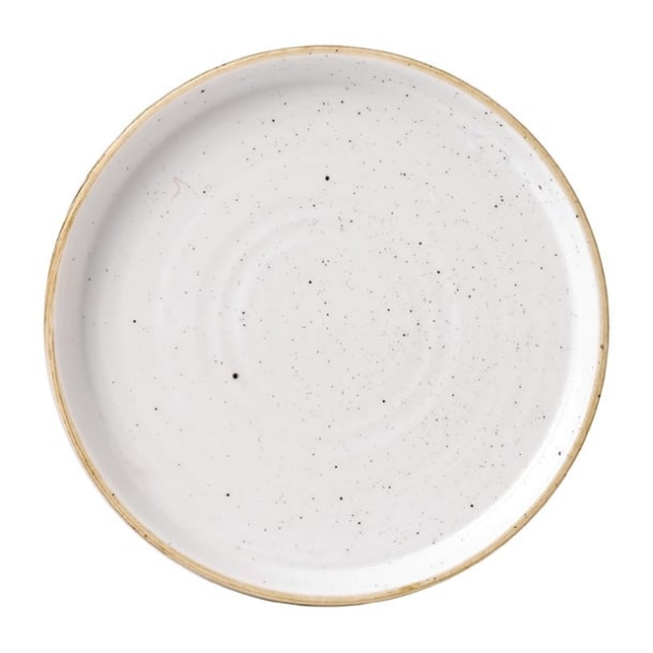 Assiettes avec rebord Churchill Stonecast Barley White 210mm (Lot de 6)