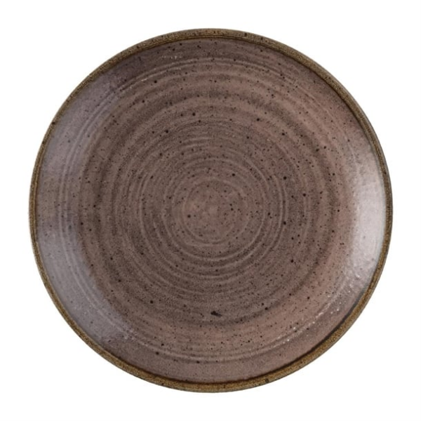 Assiettes avec rebord Churchill Stonecast Raw Evolve Brown 286mm (Lot de 12)
