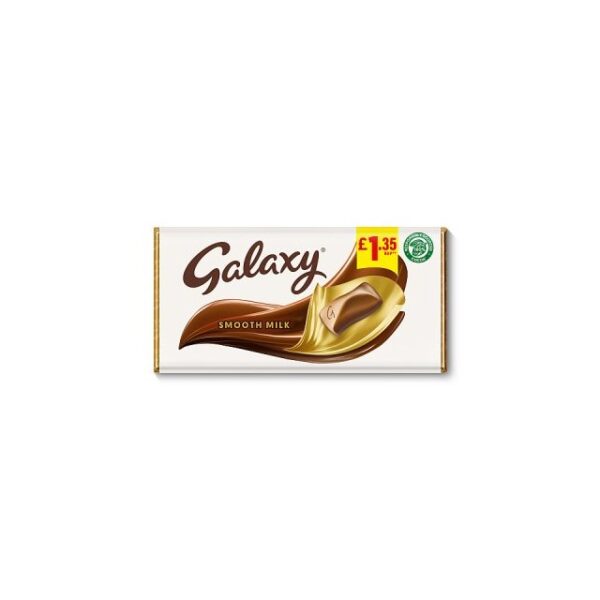 Galaxy Creamy Smooth Milk Chocolate 100g £1.35 24 Pack