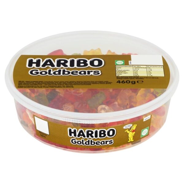 Haribo Tubs Goldbears 460g 200 Pieces