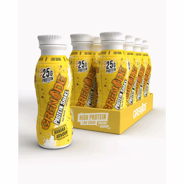 Grenade Banana Armour Protein Shake 330ml (8 Pack)