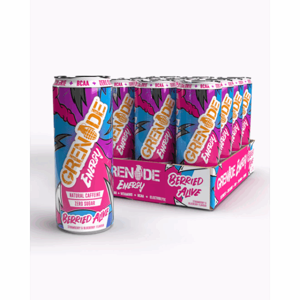 Grenade Energy Drink Berried Alive 330ml (12 Pack)