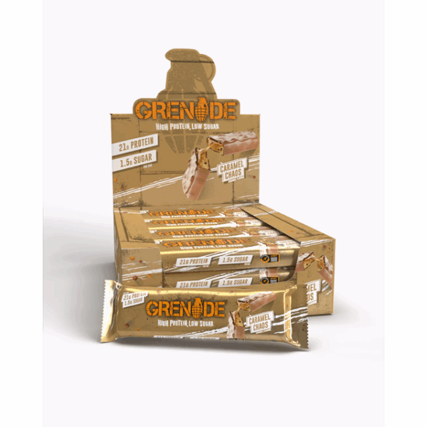 Grenade Protein Bar Caramel Chaos 60g (12 Pack)