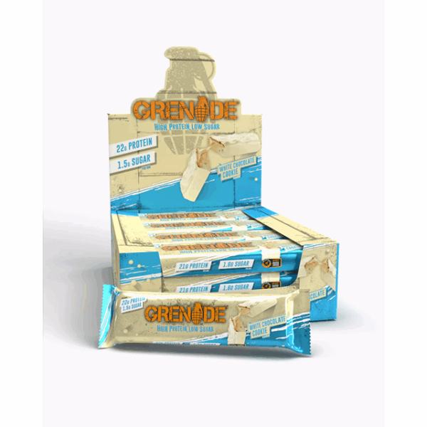 Grenade Protein Bar White Chocolate Cookie 60g (12 Pack)