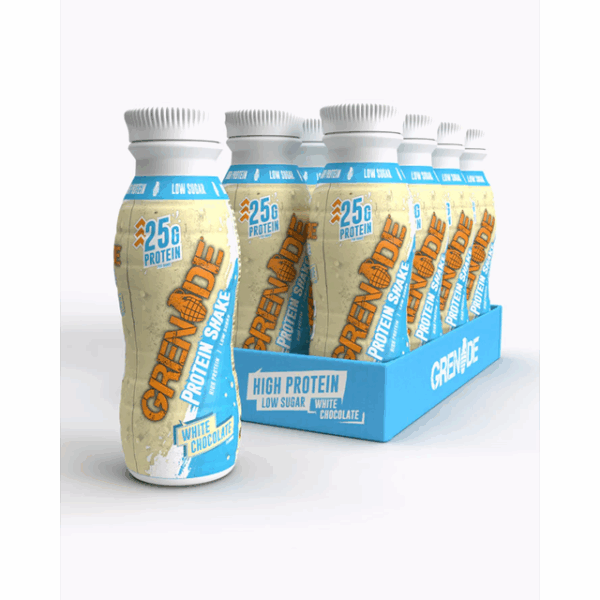 Grenade White Chocolate Protein Shake 330ml (8 Pack)