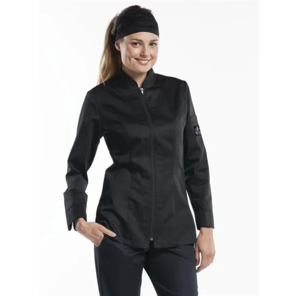 Veste de cuisine femme Chaud Devant Monza noire