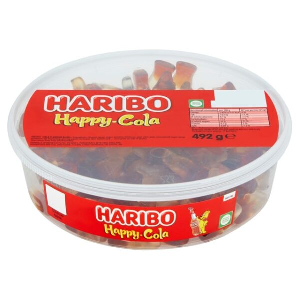 Haribo Tubs Happy Cola 492g 120 Pieces
