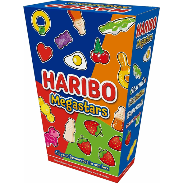 Haribo Megastars 800g Mix All Your Favourites in One Box