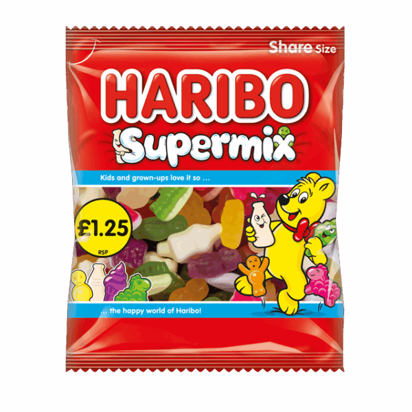 Haribo Supermix 140g £1.25 (12 Pack)