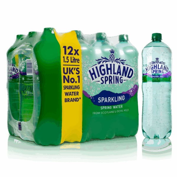 Highland Spring Sparkling Water 1.5 Litre (12 Pack)