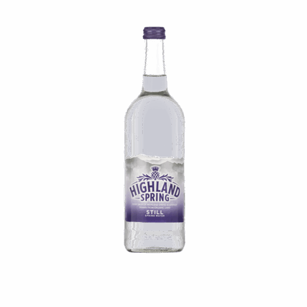 Highland Spring Still Water Glass Bottle 750ml (12 Pack)