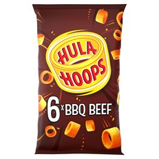 KP Hula Hoops BBQ Beef 24g 30 x 6 Pack