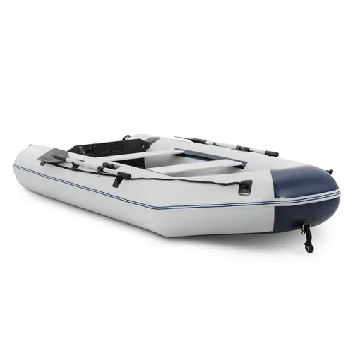 Bateau pneumatique - noir / blanc - 403 kg - plancher aluminium - 5 personnes