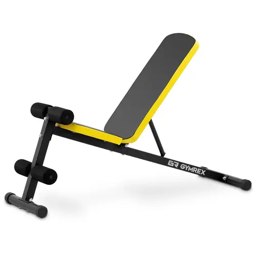 Banc de musculation décliné – Dossier réglable – 100 kg