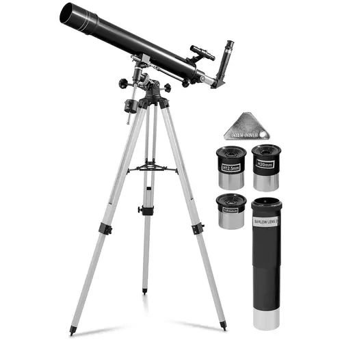 Lunette astronomique - Ø 80 mm - 900 mm - Trépied inclus