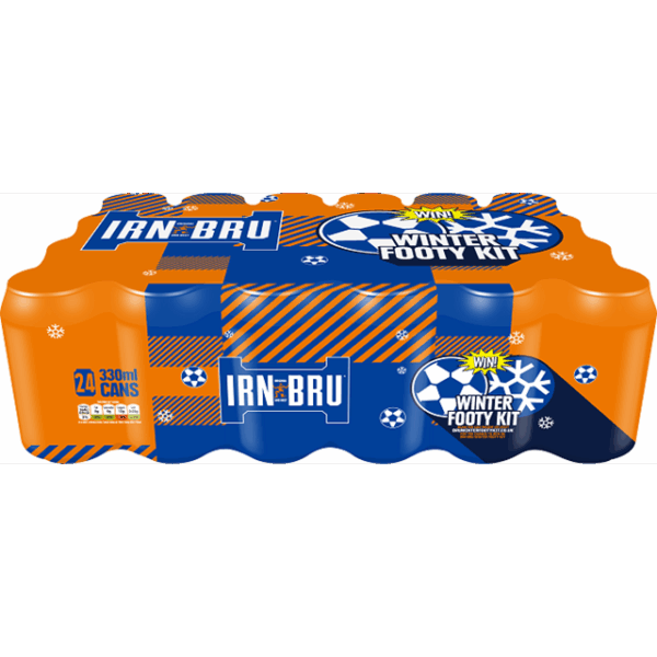Barrs Irn Bru Multipack Cans 330ml (24 Pack)