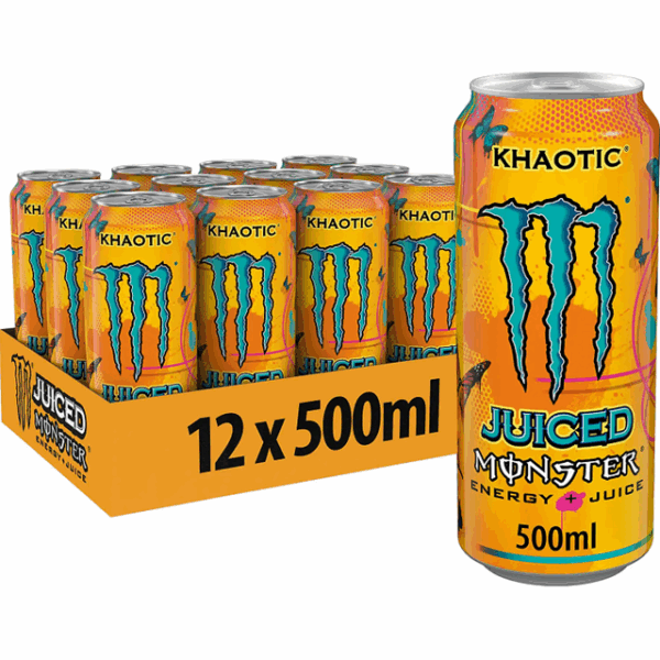Monster Energy Drink KhaoticC £1.65 500ml 12 Cans
