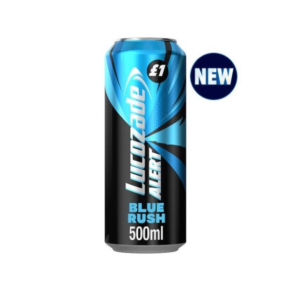 Lucozade Alert Blue Rush 500ml £1 12 Pack