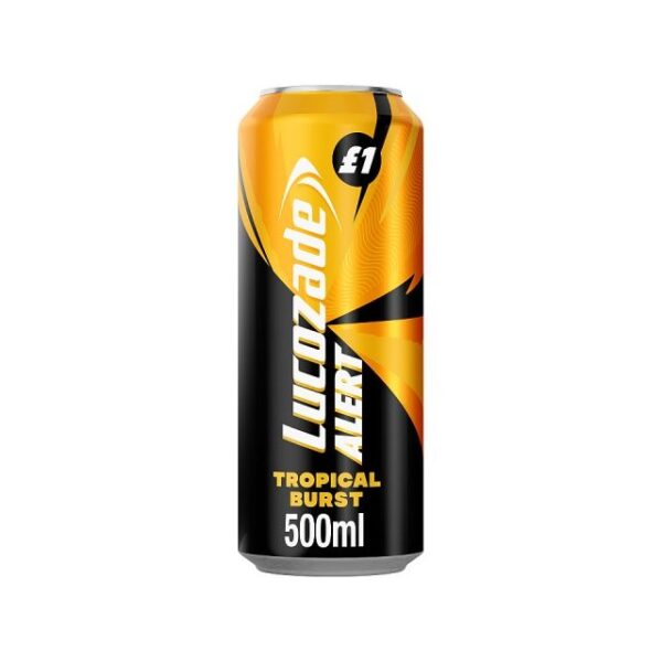 Lucozade Alert Tropical Burst 500ml £1.00 (12 Pack)