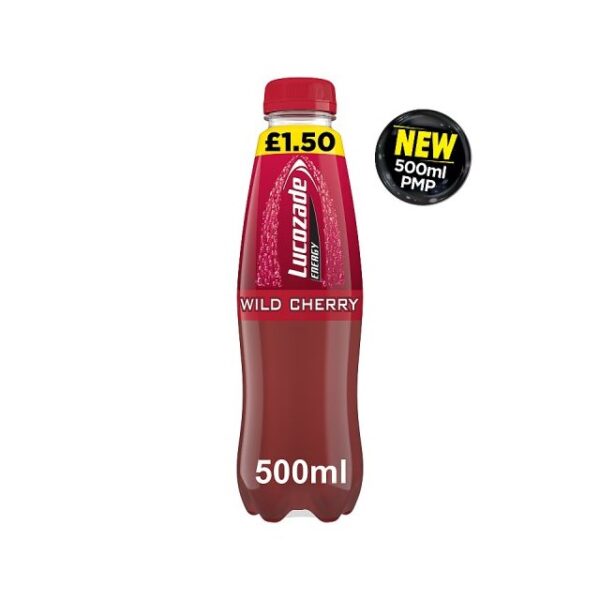 Lucozade Energy Wild Cherry 500ml £1.50 (12 Pack)