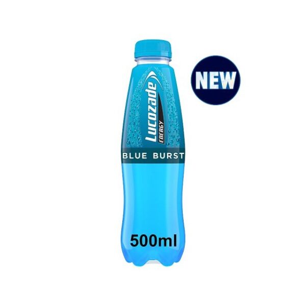 Lucozade Energy Drink Blue Rush 500ml 12 Pack