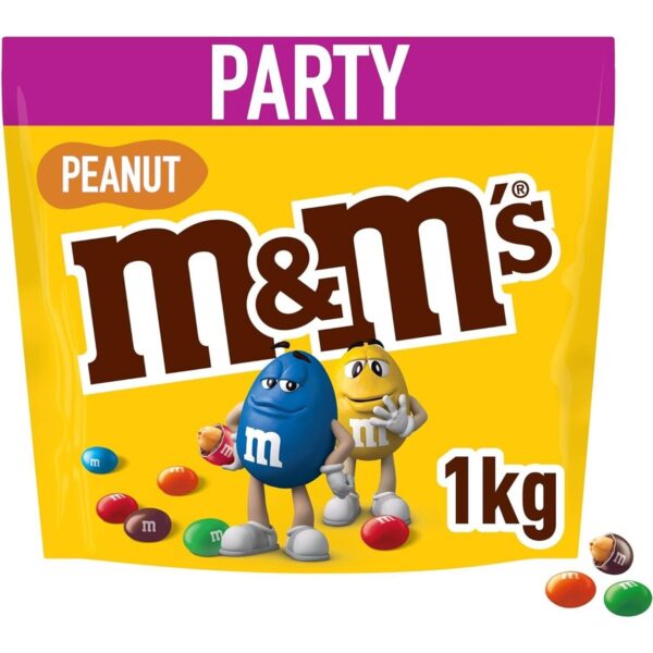 MnMs Peanut Giant 1kg Party Bag