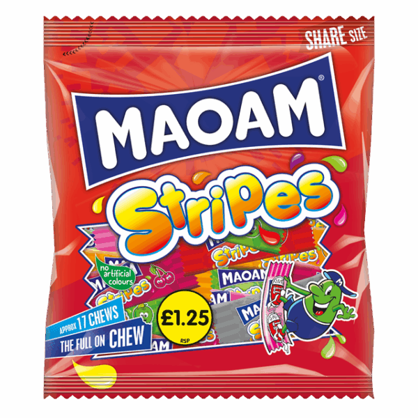 Haribo Maoam Stripes 140g £1.25 (14 Pack)