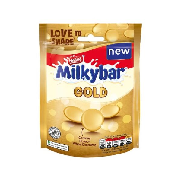 Nestle Milkybar Buttons Gold 86g 11 Pack