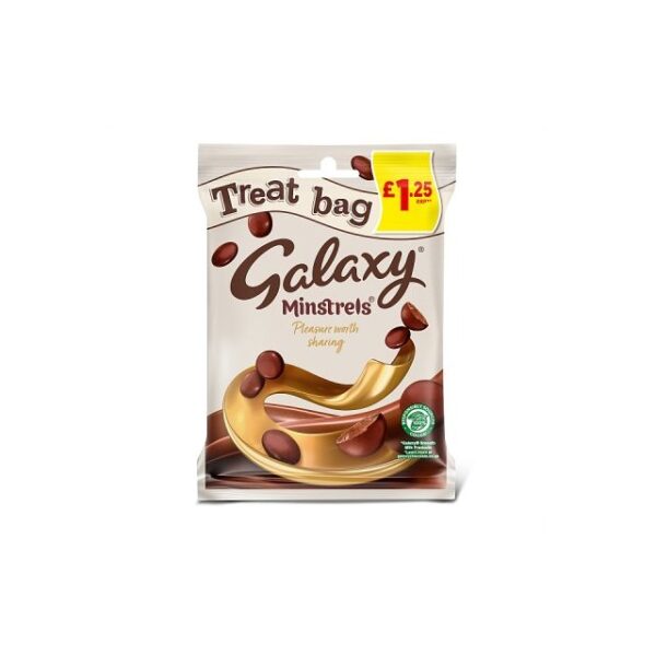 Galaxy Minstrels Treat Bag 80g £1.25 (20 Pack)