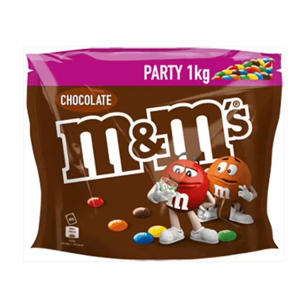 MnMs Chocolate Giant 1kg Party Bag
