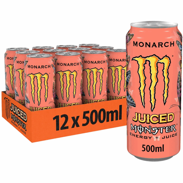 Monster Energy Drink Monarch Juiced 500ml £1.65 (12 Pack)