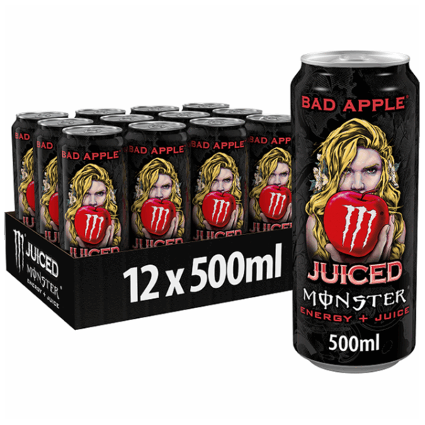 Monster Energy Drink Bad Apple 500ml £1.65 12 Pack