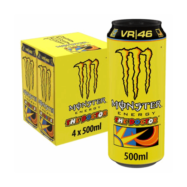 Monster 4 Pack Energy The Doctor 500ml (6 x 4 Pack)