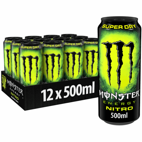 Monster Energy Drink Nitro Super Dry 500ml £1.65 (12 Pack)