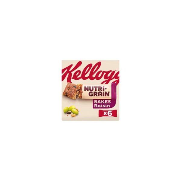 Kelloggs Nutri-Grain Bakes Raisin 45g (6 x 6 Pack)