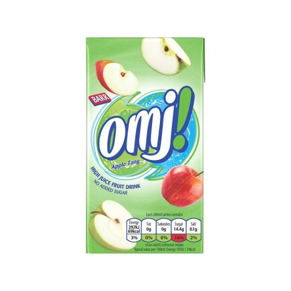 Barrs omj Apple Tang 288ml (27 Pack)