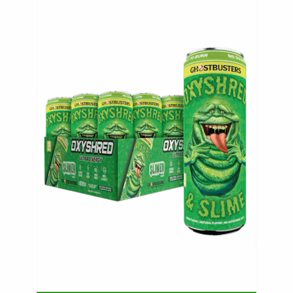 Oxyshred Ultra Energy Drink Slimer Ghostbuster 355ml 12 Pack