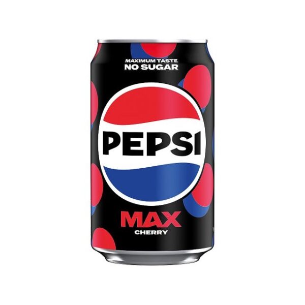 Pepsi Max Cherry Cans 330ml (24 Pack)