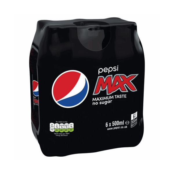 Pepsi Max 500ml (6 Pack)