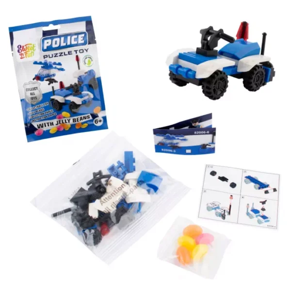Puzzle Toy Police + Bonbon