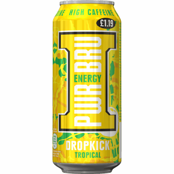PWR-BRU DropKick Tropical 500ml £1.19 (12 Pack)