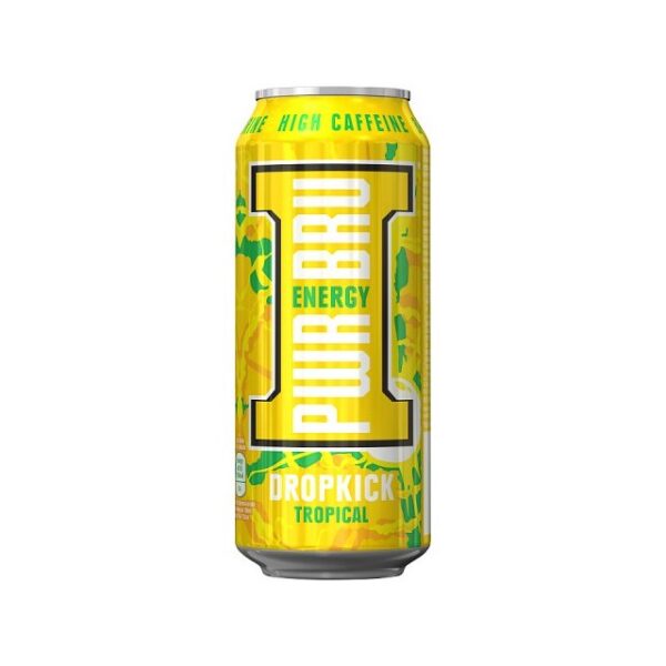 PWR BRU Dropkick Tropical 500ml (12 Pack)