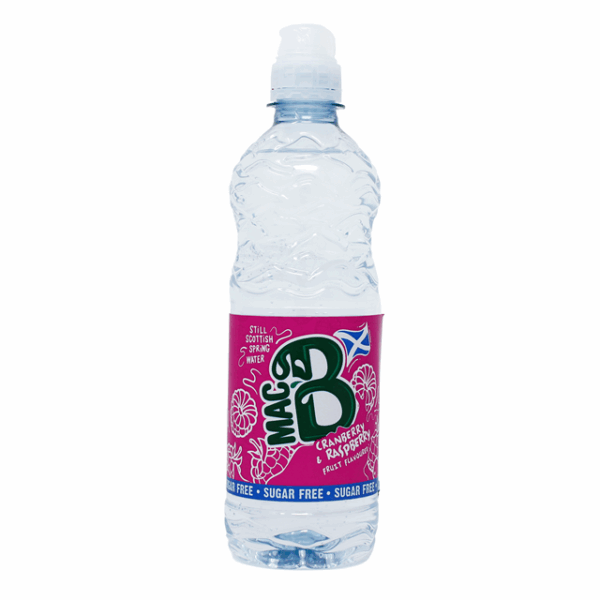MacB Water Cranberry & Raspberry 500ml (12 Pack)