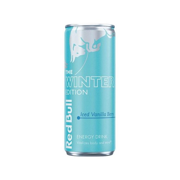 Red Bull Editions Energy Drink Winter Edition Iced Vanilla Berry 250ml 12 Pack