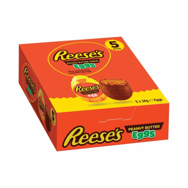 Reese's Peanut Butter Creme Eggs 34g (5 Pack)