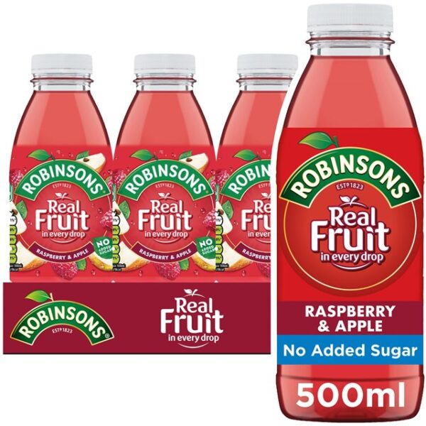 Robinsons Raspberry & Apple 500ml 12 Pack £1.09