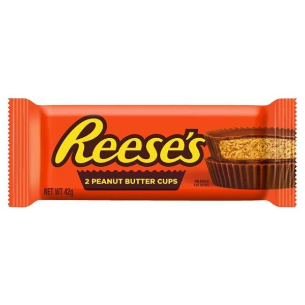 REESE'S 2 CUP PEANUT BUTTER CUPS 42g (36 PACK)