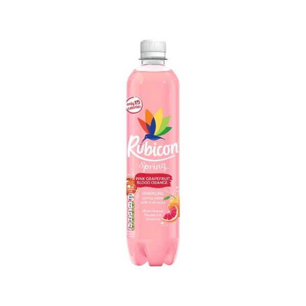 Rubicon Spring Pink Grapefruit & Blood Orange 500ml 12 Pack
