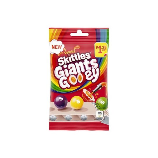 Skittles Giants Gooey 109g 14 Pack £1.35
