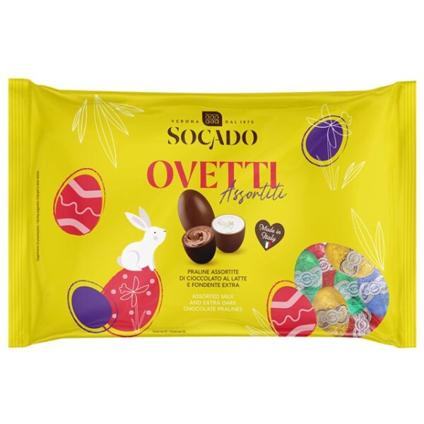 Socado Ovetti Assorted Chocolate Eggs 1kg